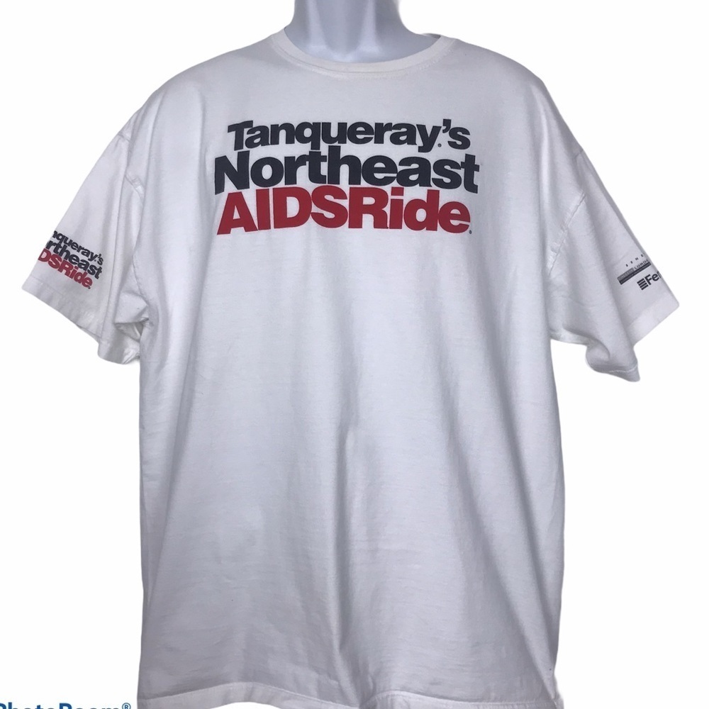 Vintage Northeast Aids Ride 2001 T-Shirt Large